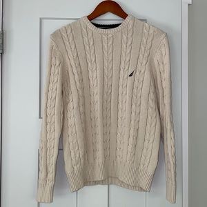Nautica Cotton cable sweater size Small